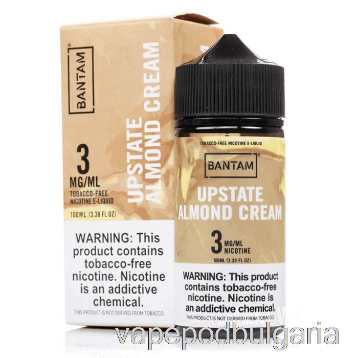 Vape Bulgaria Upstate Almond Cream - Bantam Vape - 100ml 0mg